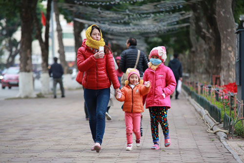 Bắc Bộ lạnh cùng nắng hanh, vùng núi có nơi dưới 3 độ C