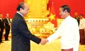 Thủ tướng Nguyễn Xuân Phúc hội kiến với Tổng thống Myanmar