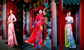 Hoa hậu Tiểu Vy khoe sắc trong tà áo dài Tết, sẵn sàng chào xuân 2020