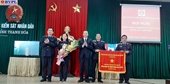 Viện kiểm sát nhân dân tỉnh Thanh Hóa nhận Cờ thi đua của Chính phủ