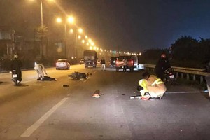 Trung úy CSGT bị đối tượng đua xe tông đã qua đời