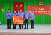 VKSND tỉnh Trà Vinh đón nhận Cờ “đơn vị xuất sắc phong trào thi đua”