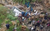 Xe tải lao xuống vực sâu ở Lai Châu, 3 người tử vong