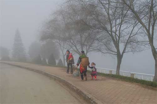 Miền Bắc mưa rét, vùng núi cao có nơi dưới 10 độ C