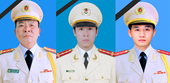 Tổ chức trọng thể lễ tang 3 sĩ quan CAND hy sinh tại Đồng Tâm