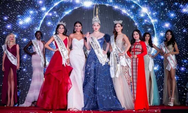 Hoài Thu đăng quang Hoa hậu Sắc đẹp Hoàn vũ 2020