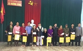 VKSND tỉnh Hà Tĩnh tặng quà Tết cho người nghèo