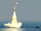 Ấn Độ bắn thử thành công tên lửa mới phóng từ tàu ngầm