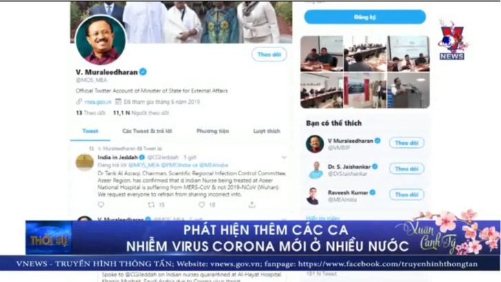 Phát hiện thêm các ca nhiễm virus corona mới ở nhiều nước