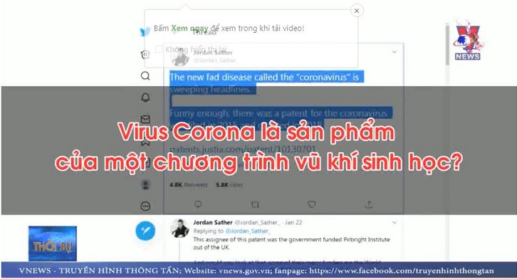 Những tin đồn thất thiệt về dịch viêm phổi cấp do virus corona mới