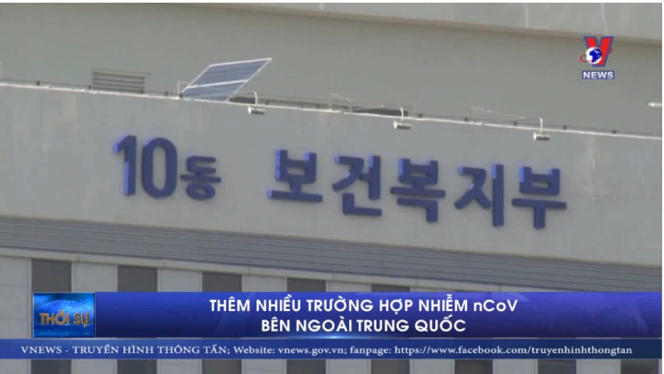 Thêm nhiều trường hợp nhiễm nCoV bên ngoài Trung Quốc