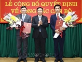Công bố quyết định bổ nhiệm hai tân Phó giám đốc Học viện Chính trị quốc gia Hồ Chí Minh
