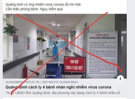 Quảng Bình xử lý thêm 1 người tung tin sai sự thật về dịch bệnh Covid- 19