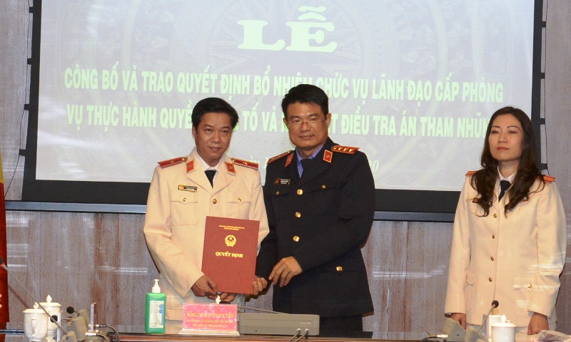 Bổ nhiệm lãnh đạo cấp phòng thuộc Vụ 5, VKSND tối cao