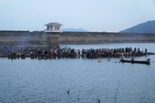 Đã tìm thấy thi thể nam sinh lớp 10 mất tích khi tắm hồ Sông Móng