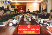 Khối nội chính - Lực lượng vũ trang tỉnh Nghệ An ký kết giao ước thi đua