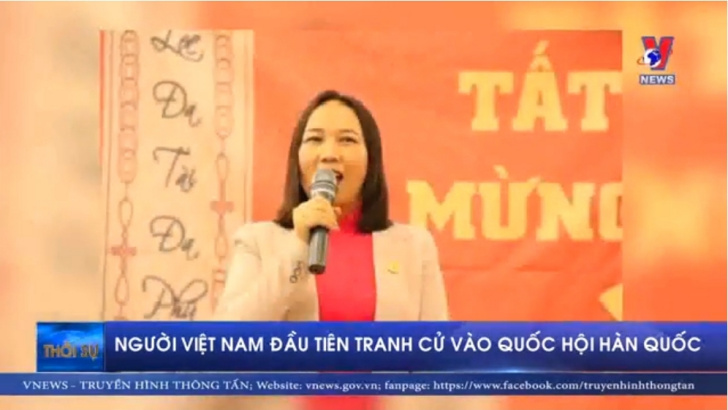 Người Việt Nam đầu tiên tranh cử vào Quốc hội Hàn Quốc