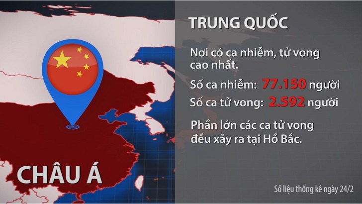 Covid-19 gia tăng như thế nào ngoài Trung Quốc