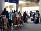 Gần 100 người từ Hàn Quốc vừa về đến Hải Phòng