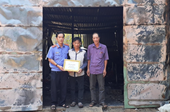 VKSND huyện Bù Đốp thăm tặng quà gia đình bị hỏa hoạn