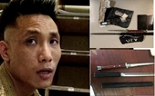 Nam thanh niên mang lưỡi lê và ma túy ra sân bay Nội Bài