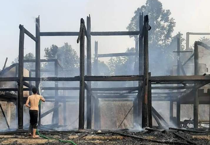 Hỏa hoạn thiêu rụi ngôi nhà người phụ nữ đúng ngày 8 3