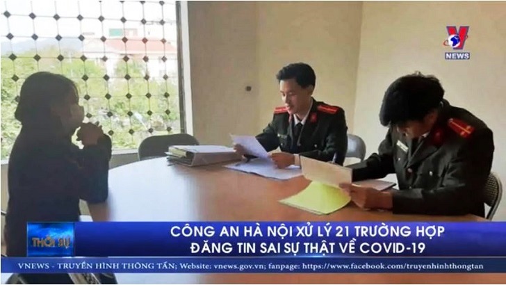 Công an Hà Nội xử lý 21 trường hợp đăng tin sai sự thật về Covid-19