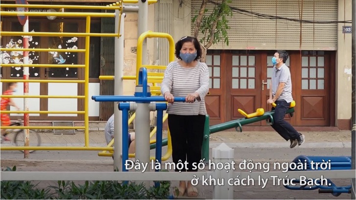 Cuộc sống trong khu cách ly Trúc Bạch