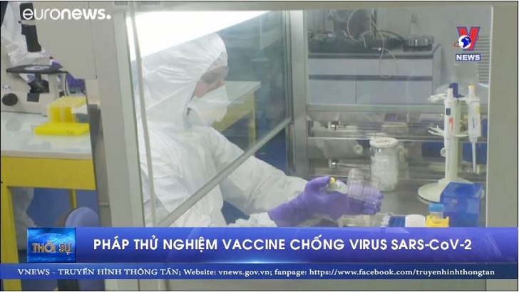 Pháp thử nghiệm vaccine chống virus SARS-CoV-2