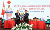 Nguyên Thứ trưởng Bộ KH-ĐT giữ chức vụ Chủ tịch UBND tỉnh Nghệ An