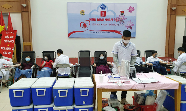 “Hiến máu an toàn - đừng ngại Covid”