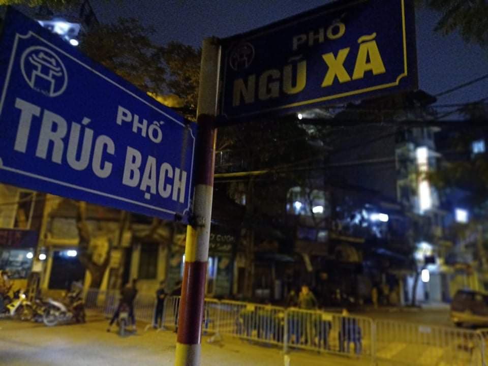 Phố Trúc Bạch, Hà Nội được dỡ phong tỏa