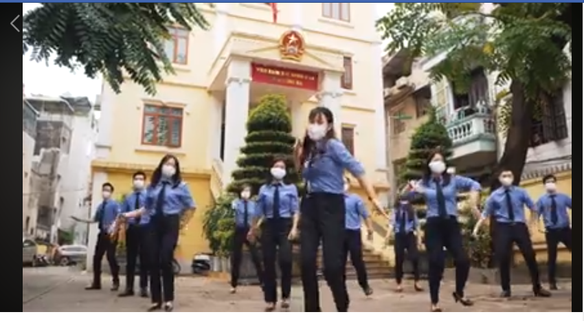 Sôi động clip chống dịch Ghen cô vy của tuổi trẻ VKSND Đống Đa