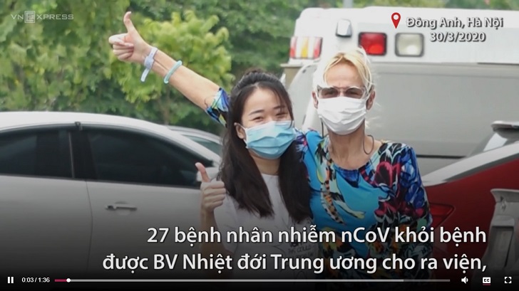 Xuất viện 27 bệnh nhân COVID-19 điều trị tại BV Nhiệt đới Trung ương