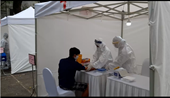 Hà Nội bắt đầu xét nghiệm nhanh COVID-19 quanh ổ dịch Bệnh viện Bạch Mai
