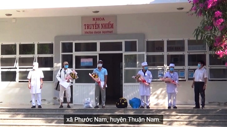 Hai người nhiễm COVID-19 ở Ninh Thuận ra viện