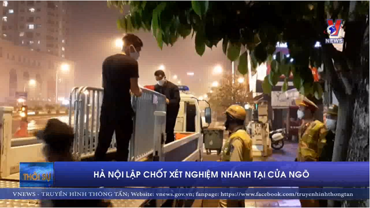 Hà Nội lập chốt xét nghiệm nhanh tại cửa ngõ