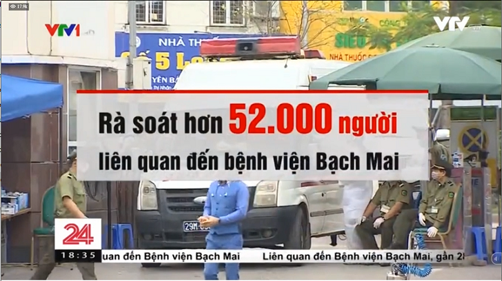 Rà soát hơn 52 000 người liên quan đến bệnh viện Bạch Mai