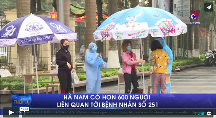 Hơn 600 người liên quan tới bệnh nhân số 251 ở Hà Nam