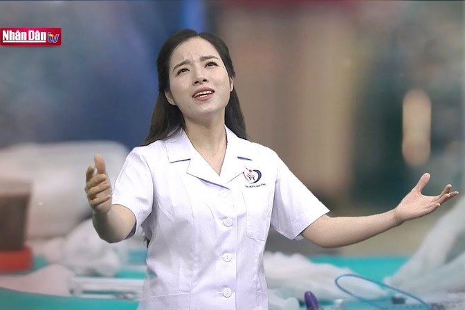 Xúc động bài hát mới của NS Đỗ Hồng Quân về y bác sĩ chống COVID-19