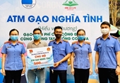 Tuổi trẻ VKSND tỉnh Đắk Lắk quyên góp, ủng hộ “ATM gạo nghĩa tình”