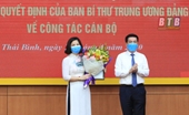 Trao quyết định chuẩn y nữ Phó Chủ nhiệm Ủy ban Kiểm tra tỉnh Thái Bình