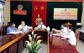 VKSND huyện Nghi Xuân tham gia họp rút ngắn thời gian thử thách án treo