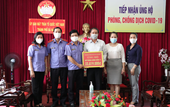 VKSND cấp cao tại Đà Nẵng trao tiền ủng hộ Quỹ phòng chống dịch COVID-19