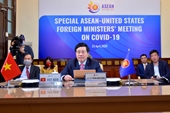 Các Bộ trưởng Ngoại giao ASEAN, Hoa Kỳ họp trực tuyến về hợp tác ứng phó COVID-19