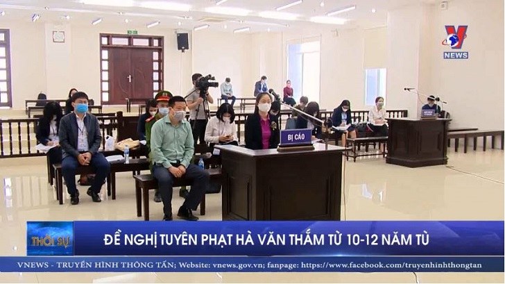 Đề nghị tuyên phạt Hà Văn Thắm từ 10-12 năm tù