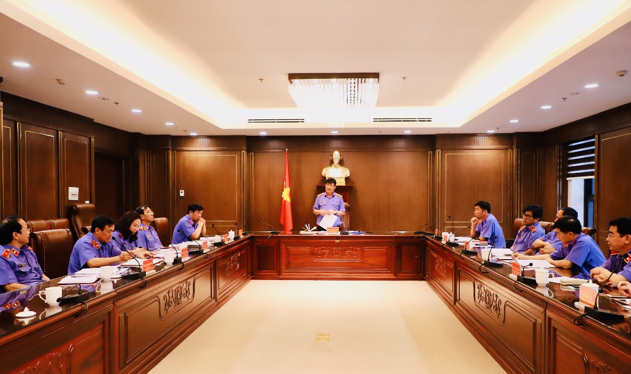 Họp Ban Chỉ đạo thực hiện Đề án ghi âm, ghi hình trong ngành Kiểm sát nhân dân