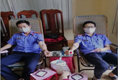 Đoàn viên Công đoàn VKSND huyện Chư Pưh tham gia Hiến máu tình nguyện