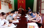 VKSND huyện Nghi Xuân yêu cầu về việc đẩy nhanh tiến độ giải quyết án lưu hạ