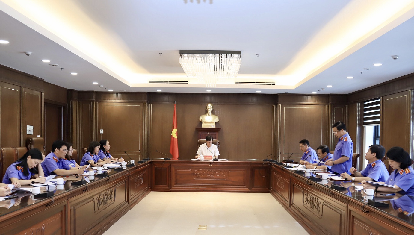 Lãnh đạo VKSND tối cao làm việc về tổ chức hội nghị tập huấn chuyên sâu